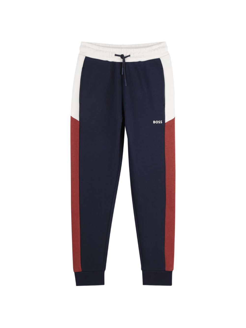 Pantalone blu/rosso/bianco per bambino J53341 849 Boss Kids 