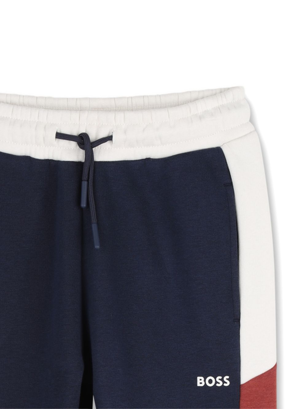Pantalone blu/rosso/bianco per bambino J53341 849 Boss Kids 
