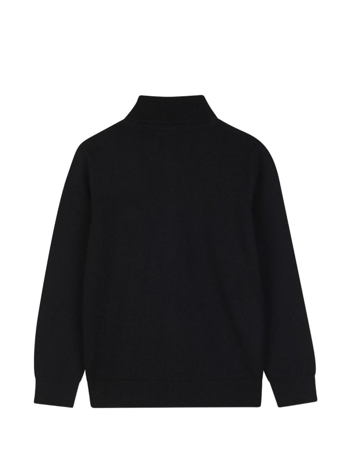 Cardigan nero per bambino J53360 09B Boss Kids 