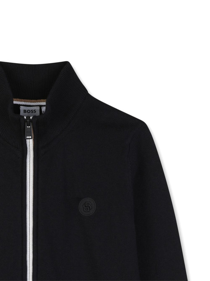 Cardigan nero per bambino J53360 09B Boss Kids 