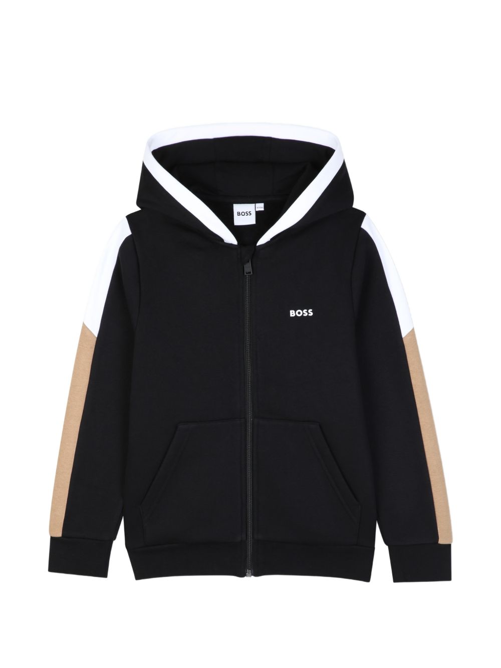Felpa nero per bambino J53368 09B Boss Kids 