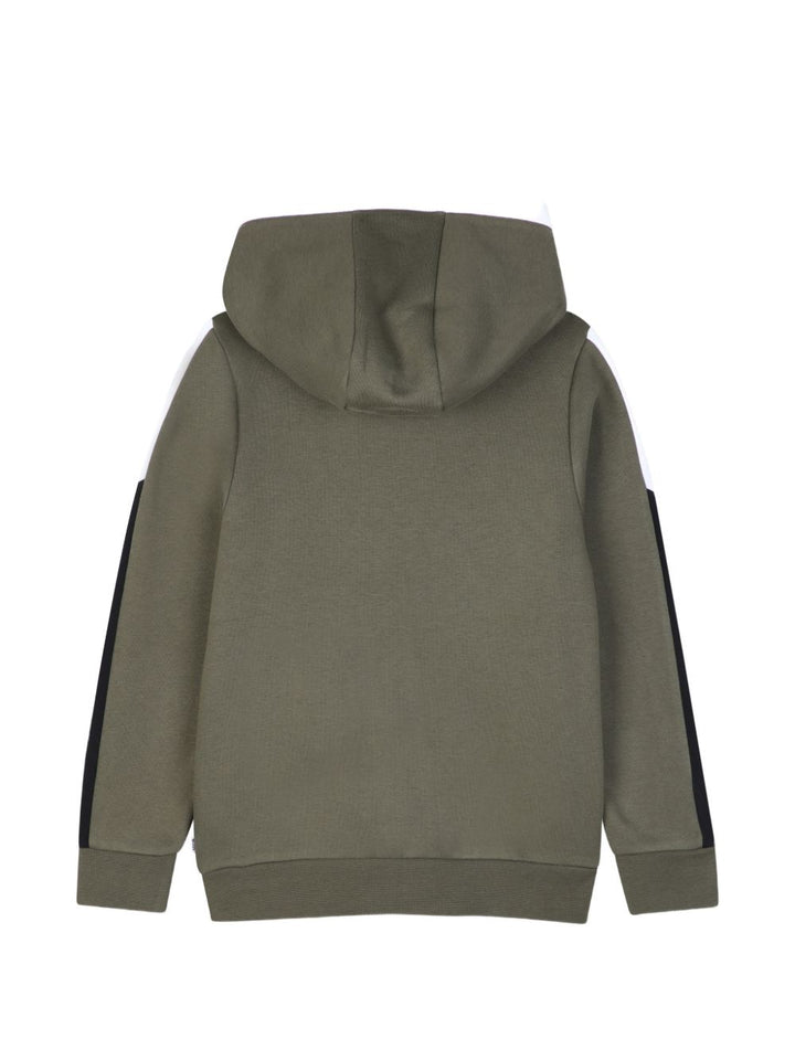 Felpa verde oliva per bambino J53368 63D Boss Kids 