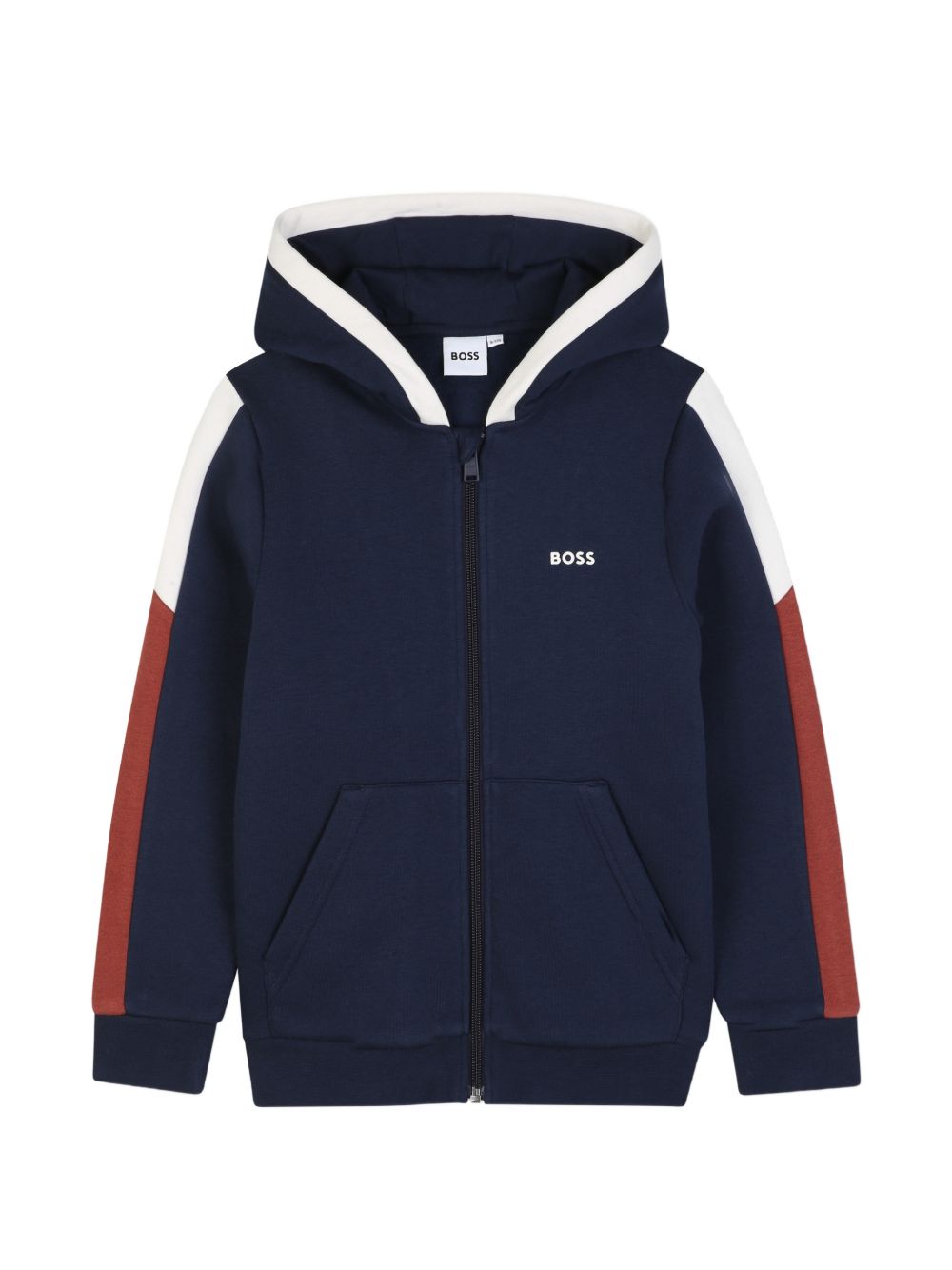 Felpa blu per bambino J53368 849 Boss Kids 