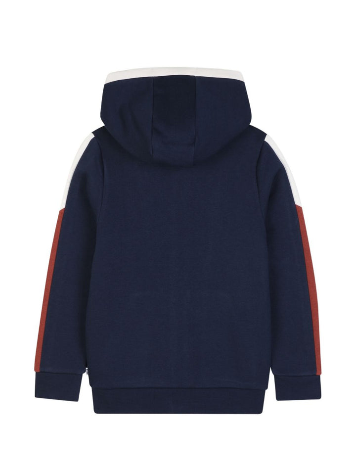 Felpa blu per bambino J53368 849 Boss Kids 