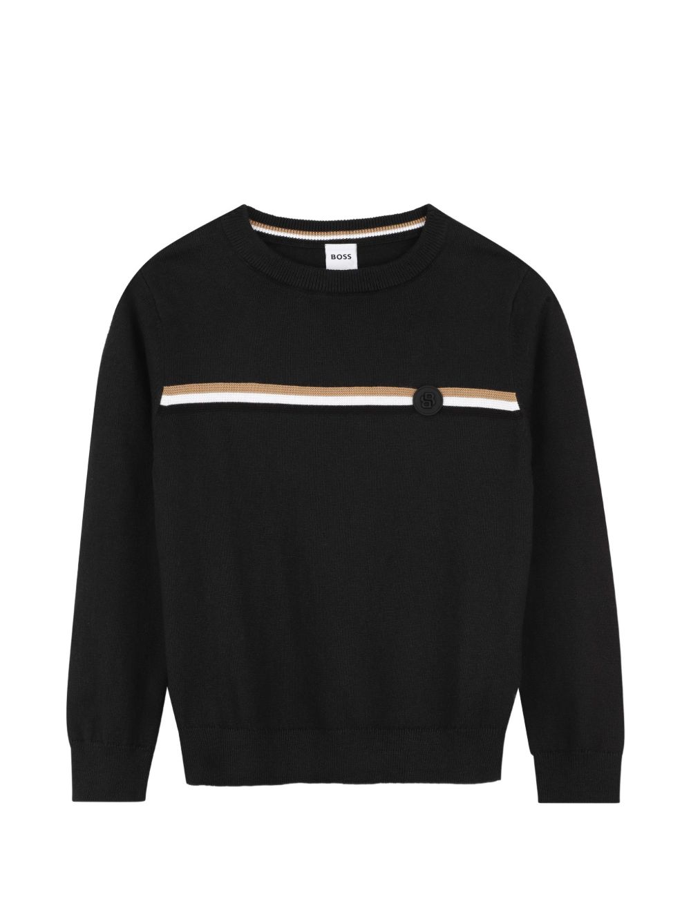 Maglione nero per bambino J53389 09B Boss Kids 