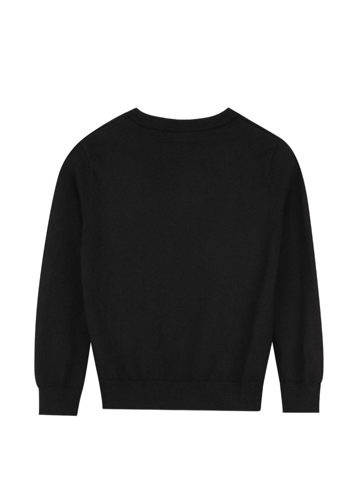 Maglione nero per bambino J53389 09B Boss Kids 