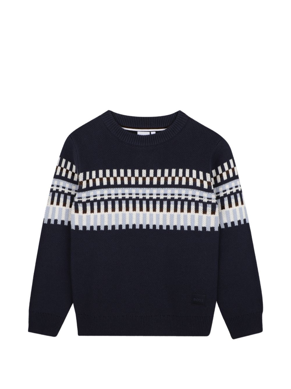 Maglione marine per bambino J53393 849 Boss Kids 