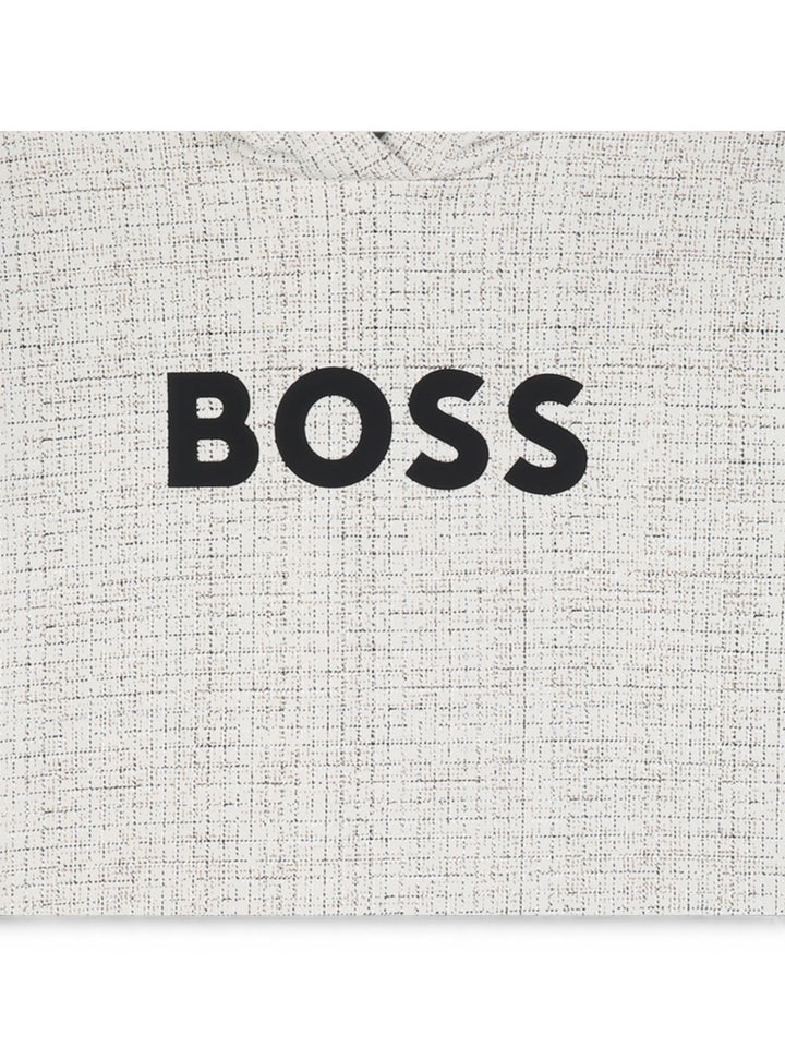 Felpa avorio per bambino J53402 120 Boss Kids 