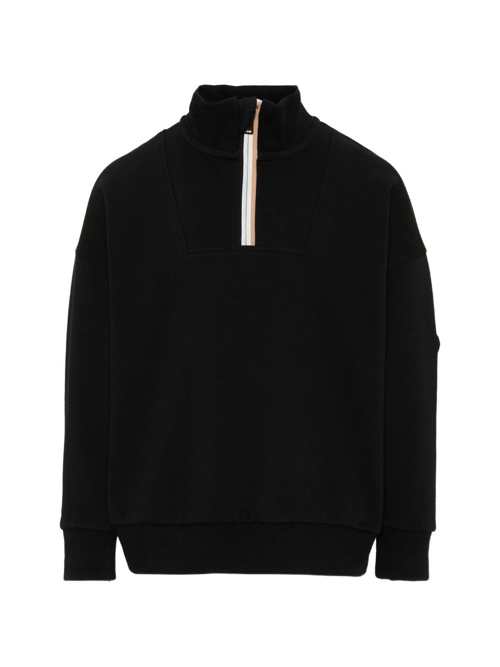Felpa nero per bambino J53403 09B Boss Kids 