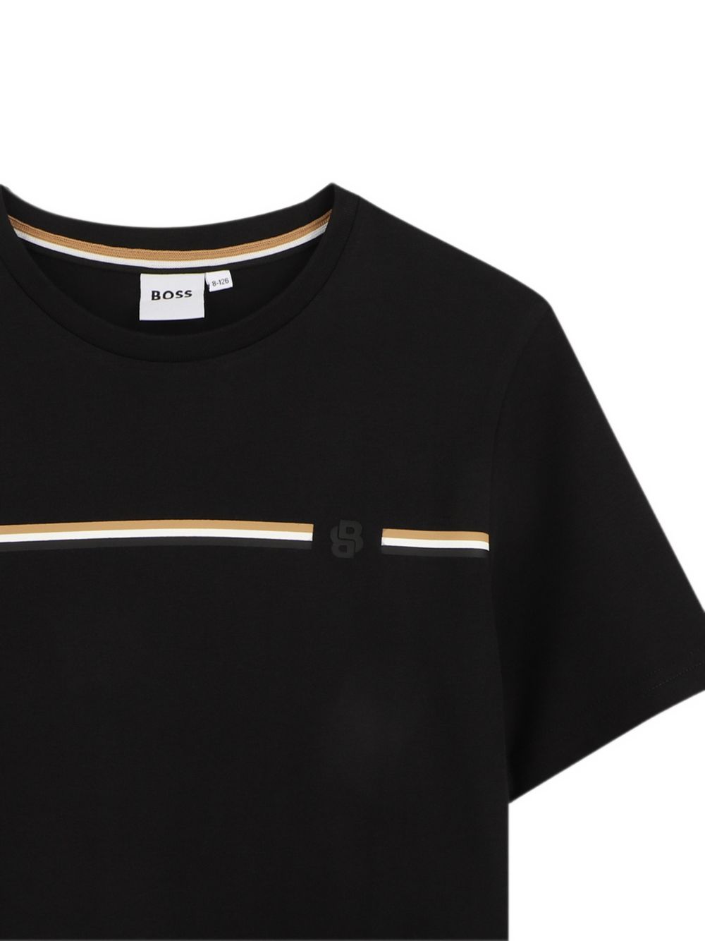 T-shirt nero per bambino J53412 09B Boss Kids 