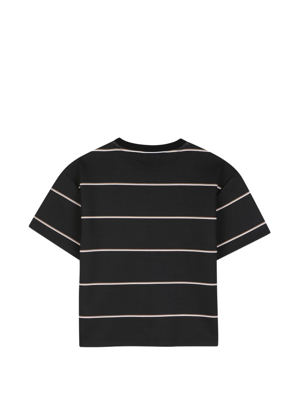 T-shirt nera per bambino J53419 09B Boss Kids 