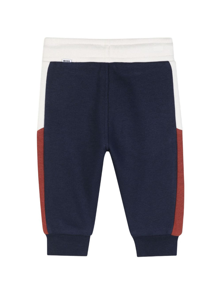 Pantalone blu/bianco/rosso per neonato J53468 849 Boss Kids 