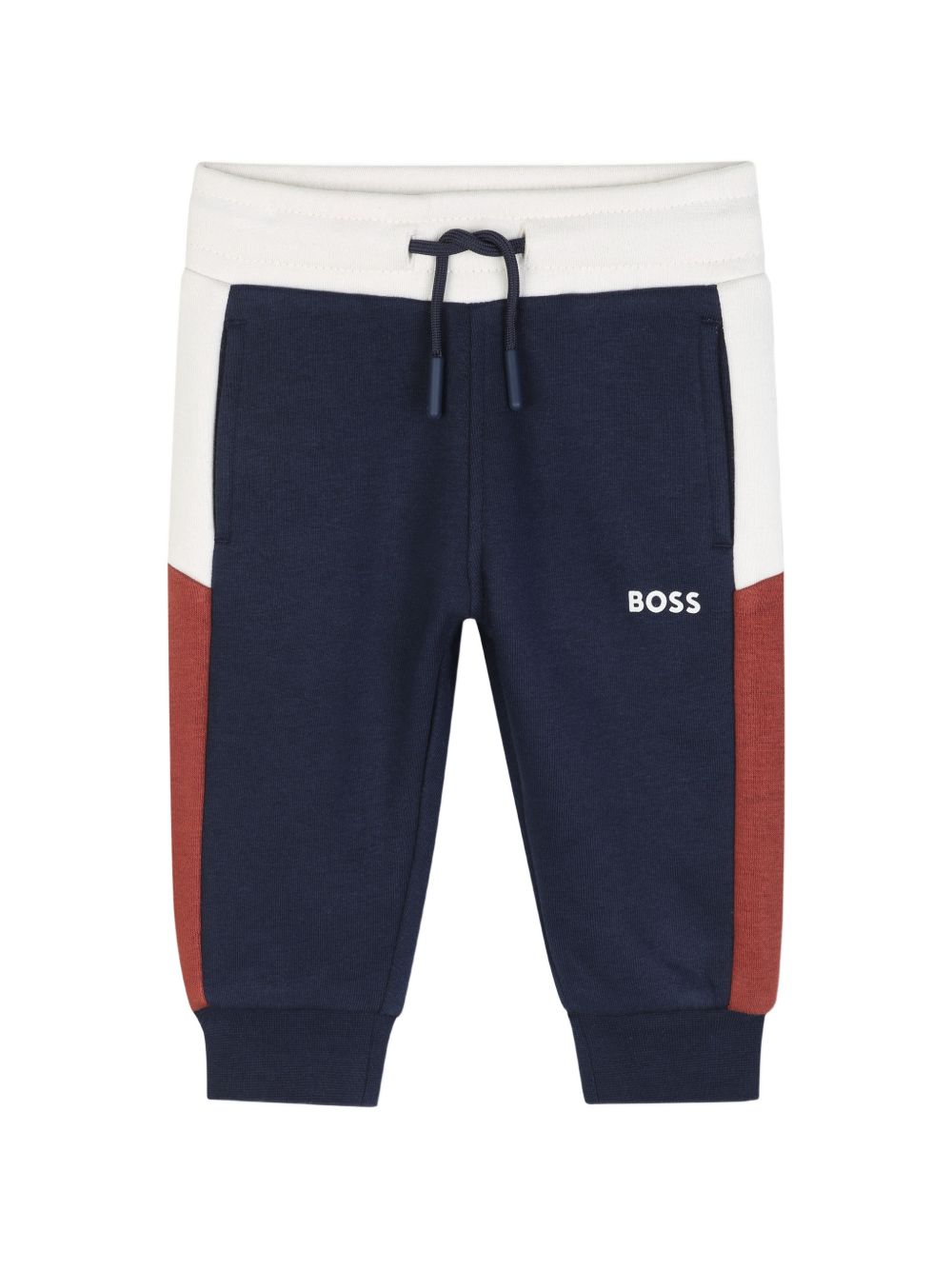 Pantalone blu/bianco/rosso per neonato J53468 849 Boss Kids 