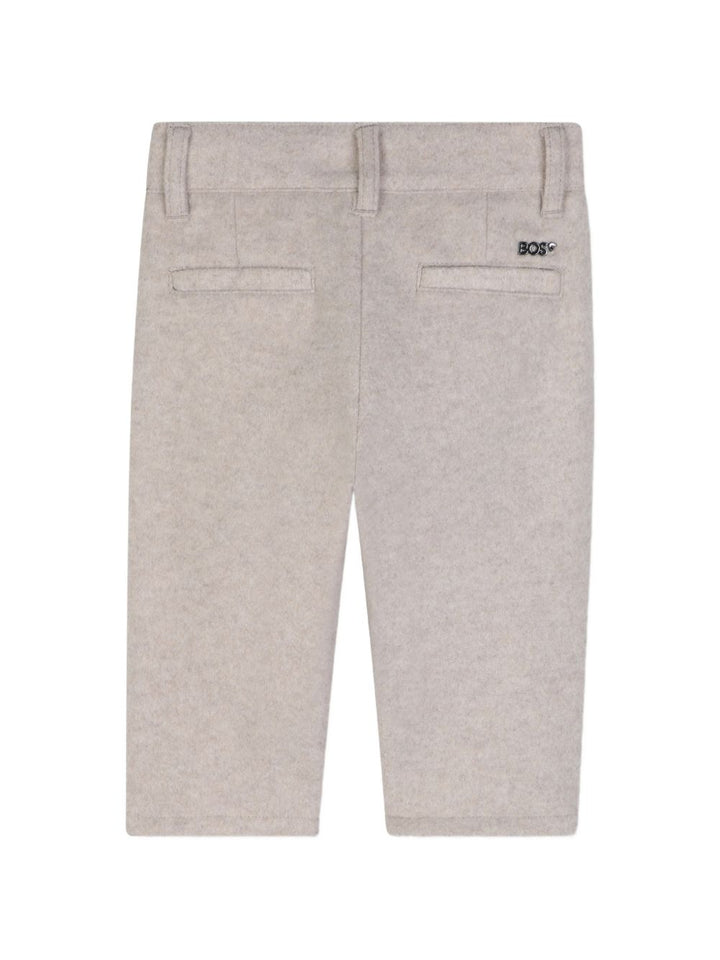 Pantalone ecrù antico per neonato J53469 B51 Boss Kids 