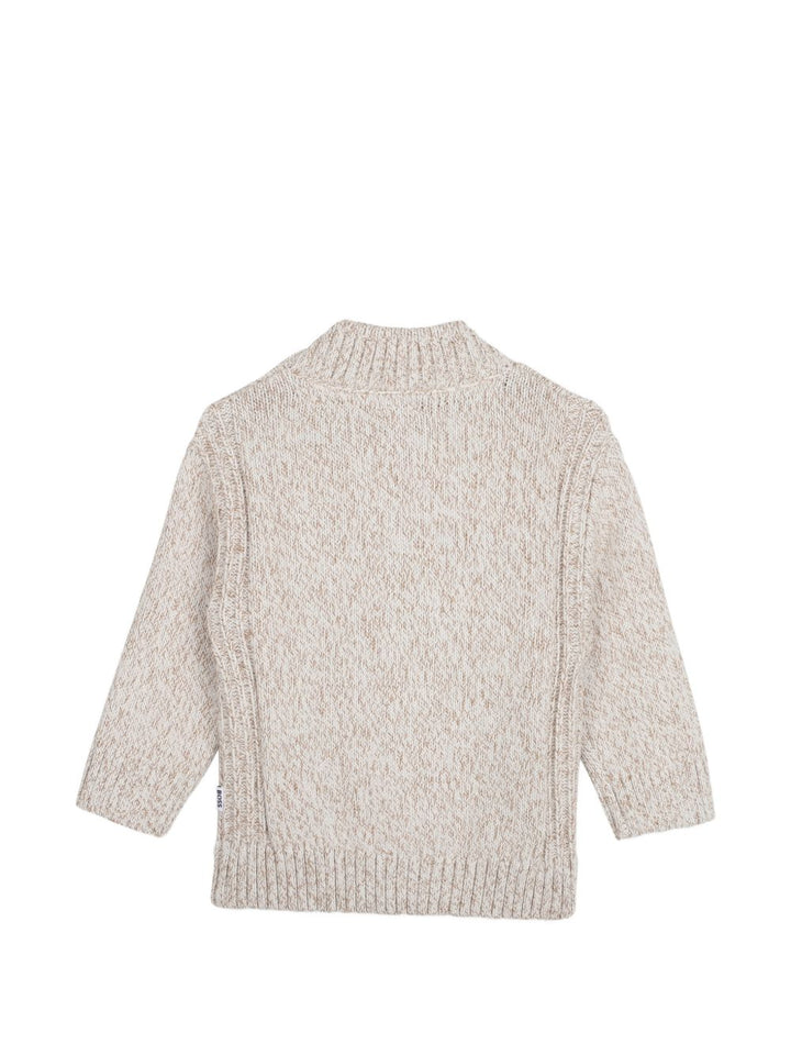Cardigan beige per neonato J53472 120 Boss Kids 