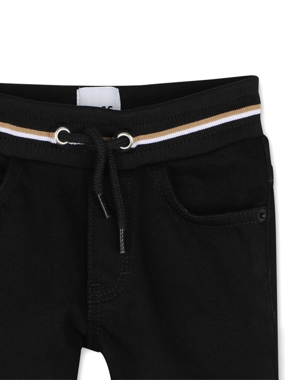 Pantalone nero per bambino J53475 09B Boss Kids 