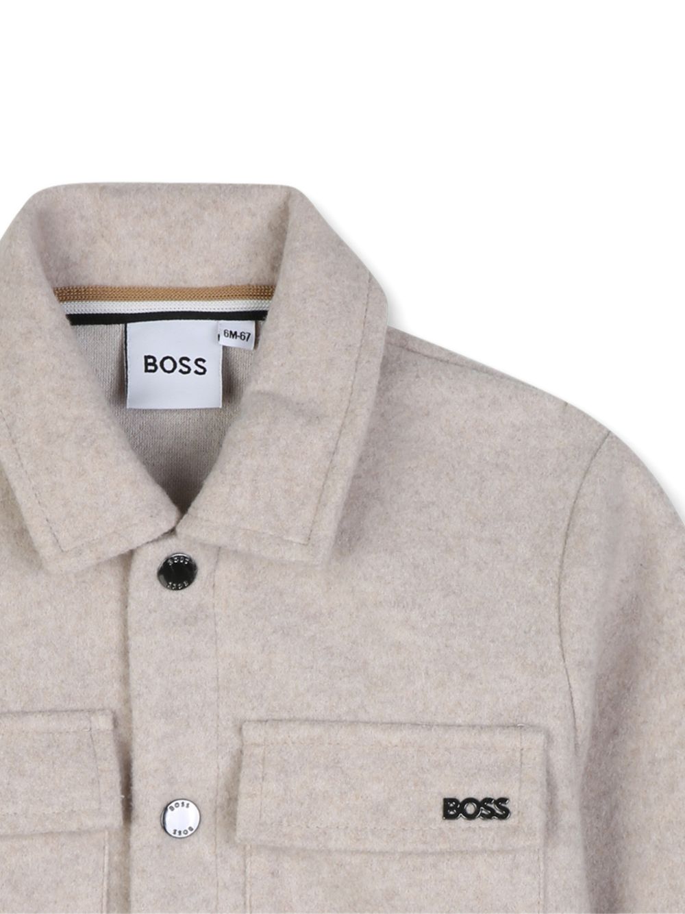 Giacca ecrù antico per neonato J53477 B51 Boss Kids 