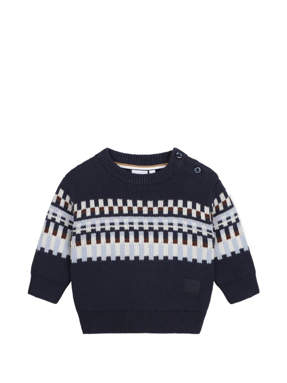 Maglione marine per neonato J53487 849 Boss Kids 