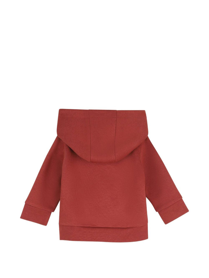 Felpa bordeaux per neonato J53492 95G Boss Kids 