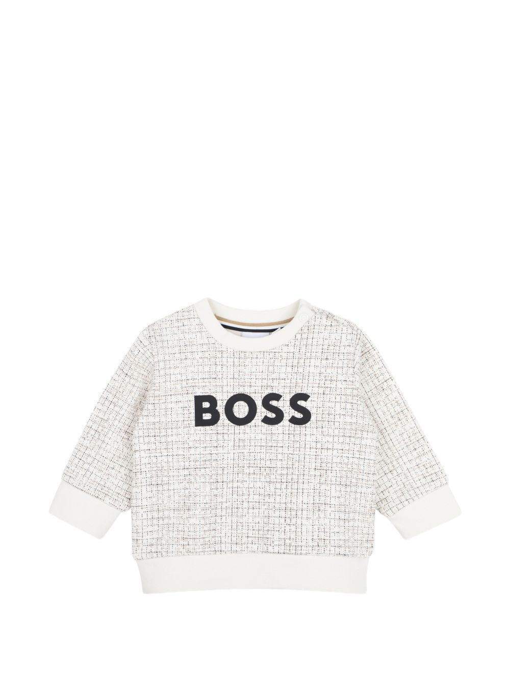 Felpa avorio per neonato J53496 120 Boss Kids 