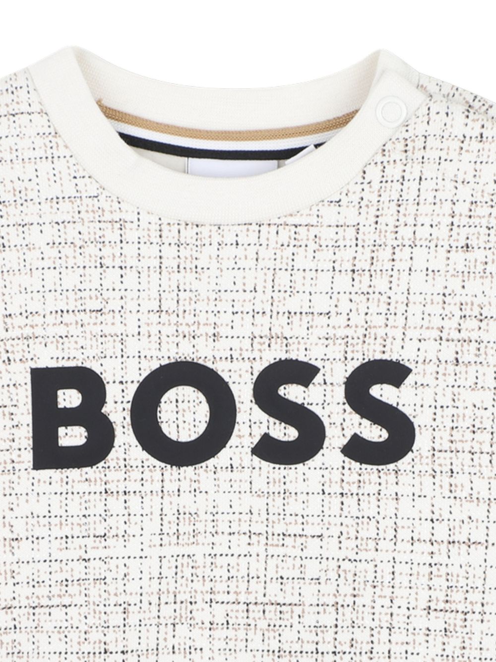 Felpa avorio per neonato J53496 120 Boss Kids 
