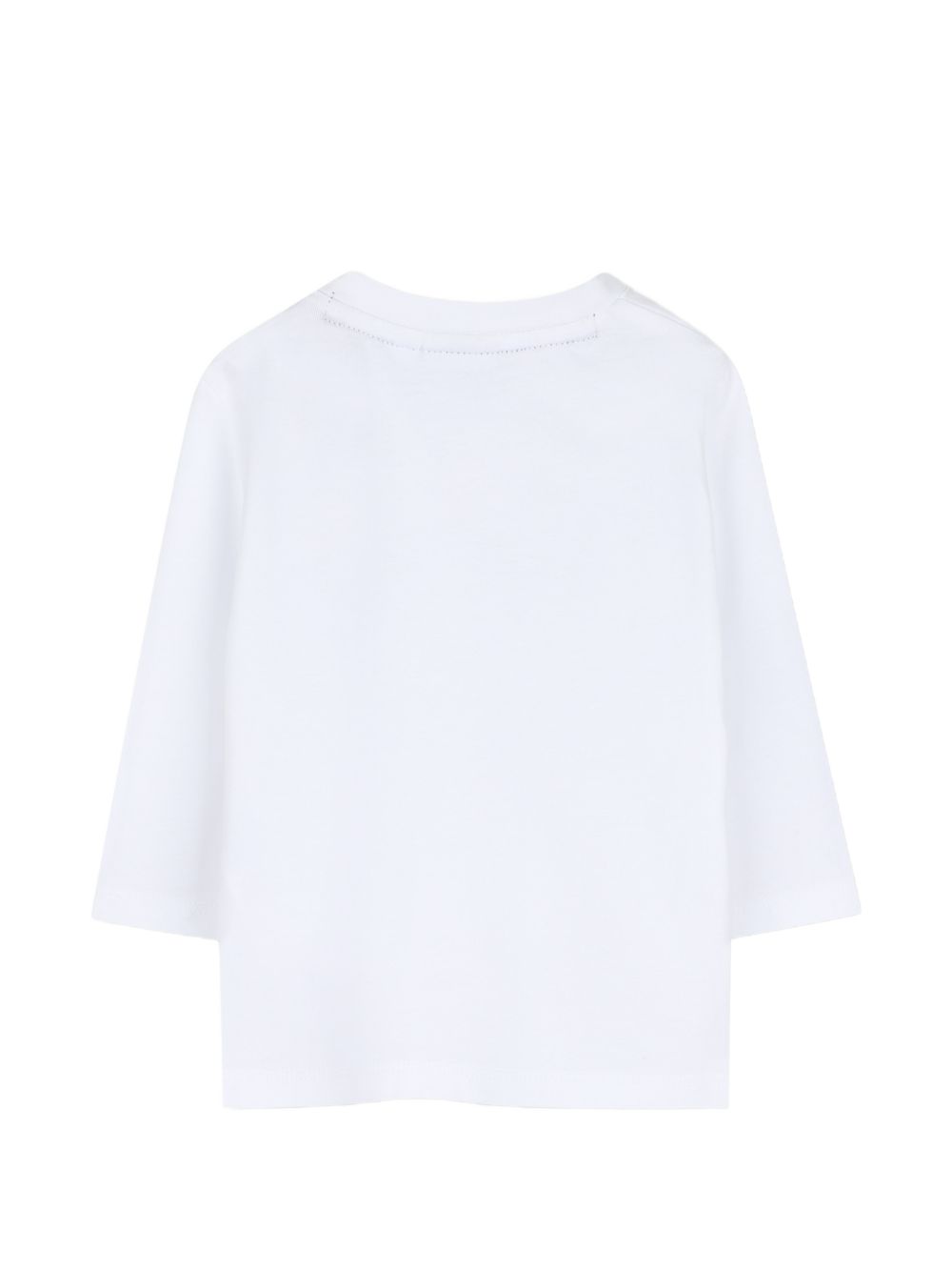 T-shirt bianco per neonato J53497 10P Boss Kids 
