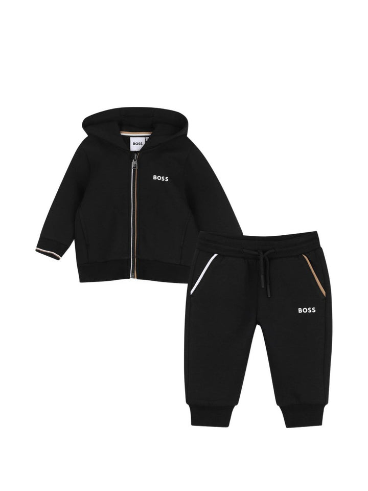 Completo nero per neonato J53511 09B Boss Kids 
