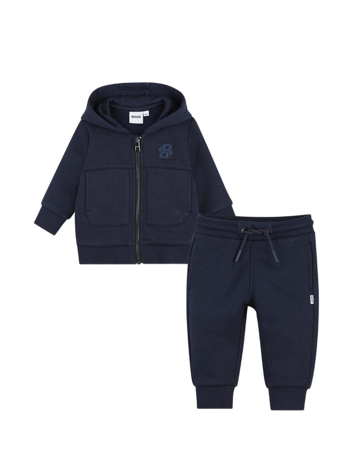 Completo blu per neonato J53512 849 Boss Kids 