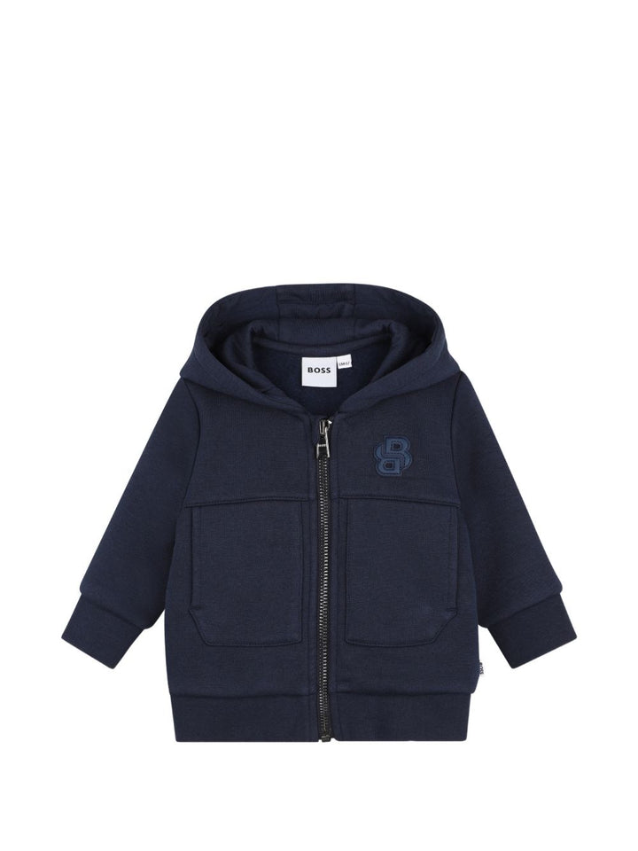 Completo blu per neonato J53512 849 Boss Kids 