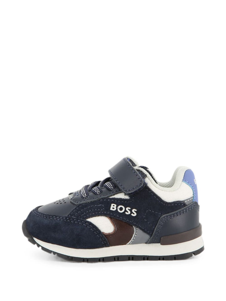 Sneakers blu per bambino J53544 849 Boss Kids 