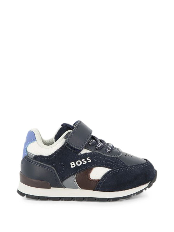 Sneakers blu per bambino J53544 849 Boss Kids 