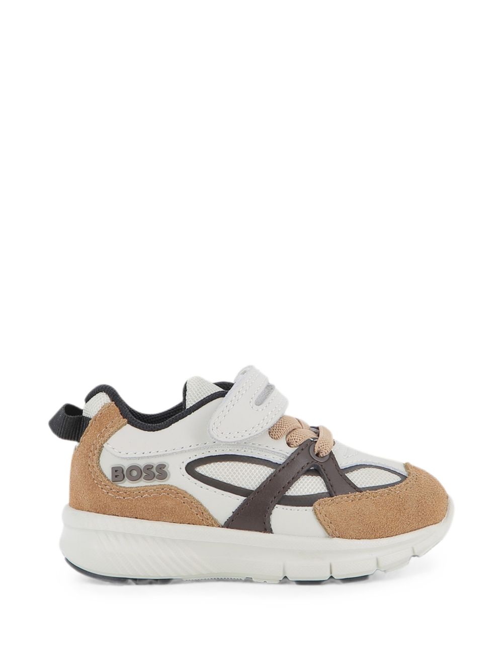 Sneakers bianco/biscotto/grigio per bambino J53545 343 Boss Kids 