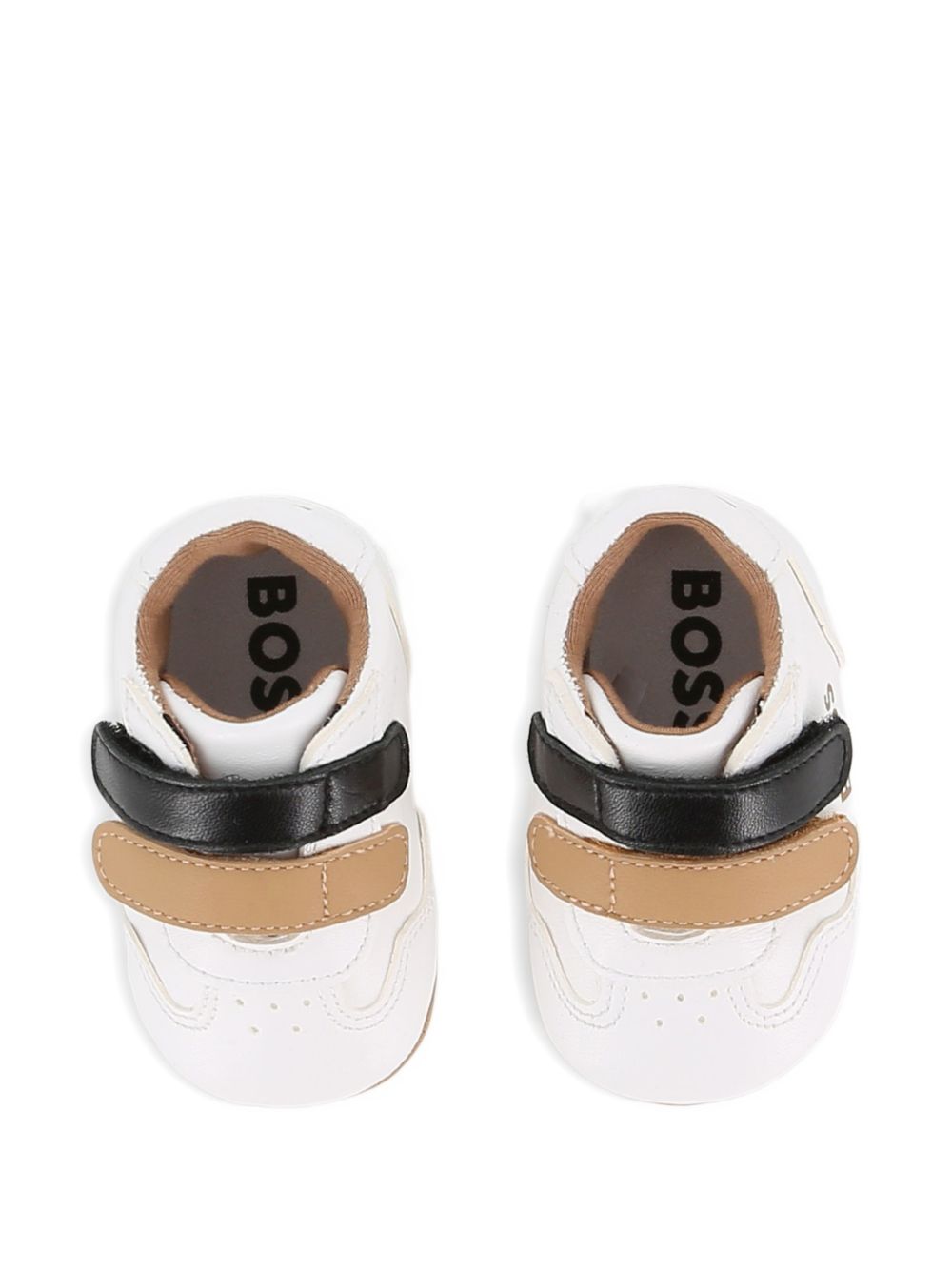Scarpe bianche/blu/biscotto per neonato J53553 10P Boss Kids 