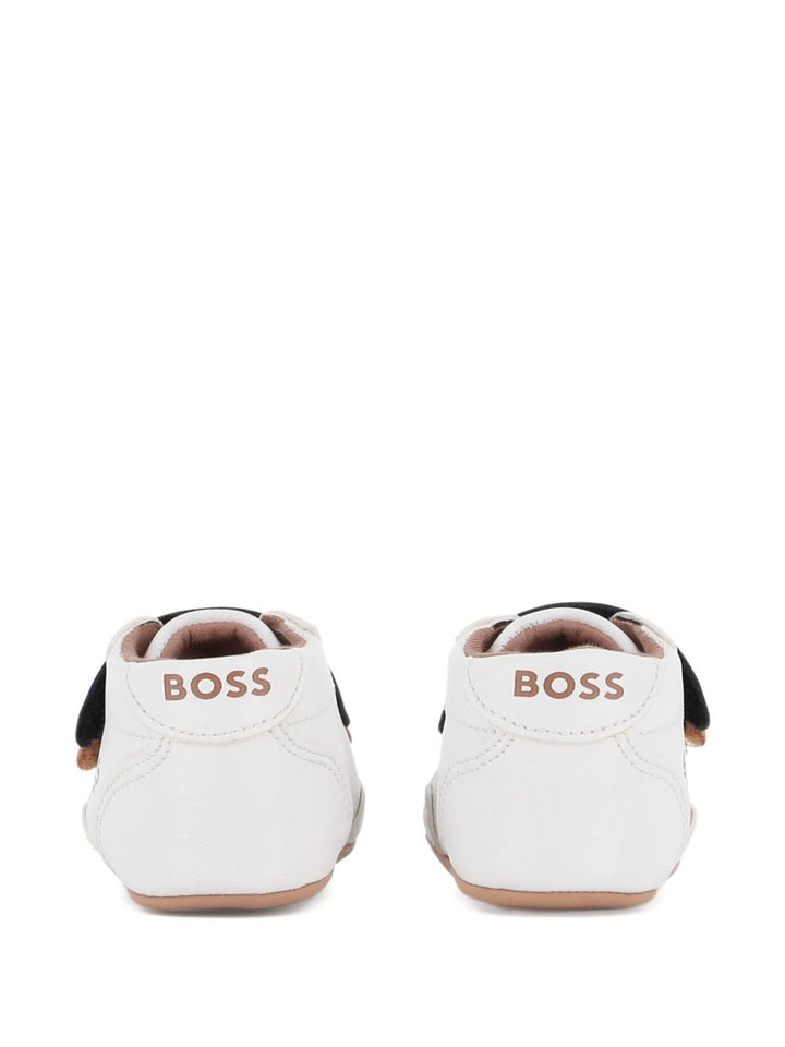 Scarpe bianche/blu/biscotto per neonato J53553 10P Boss Kids 