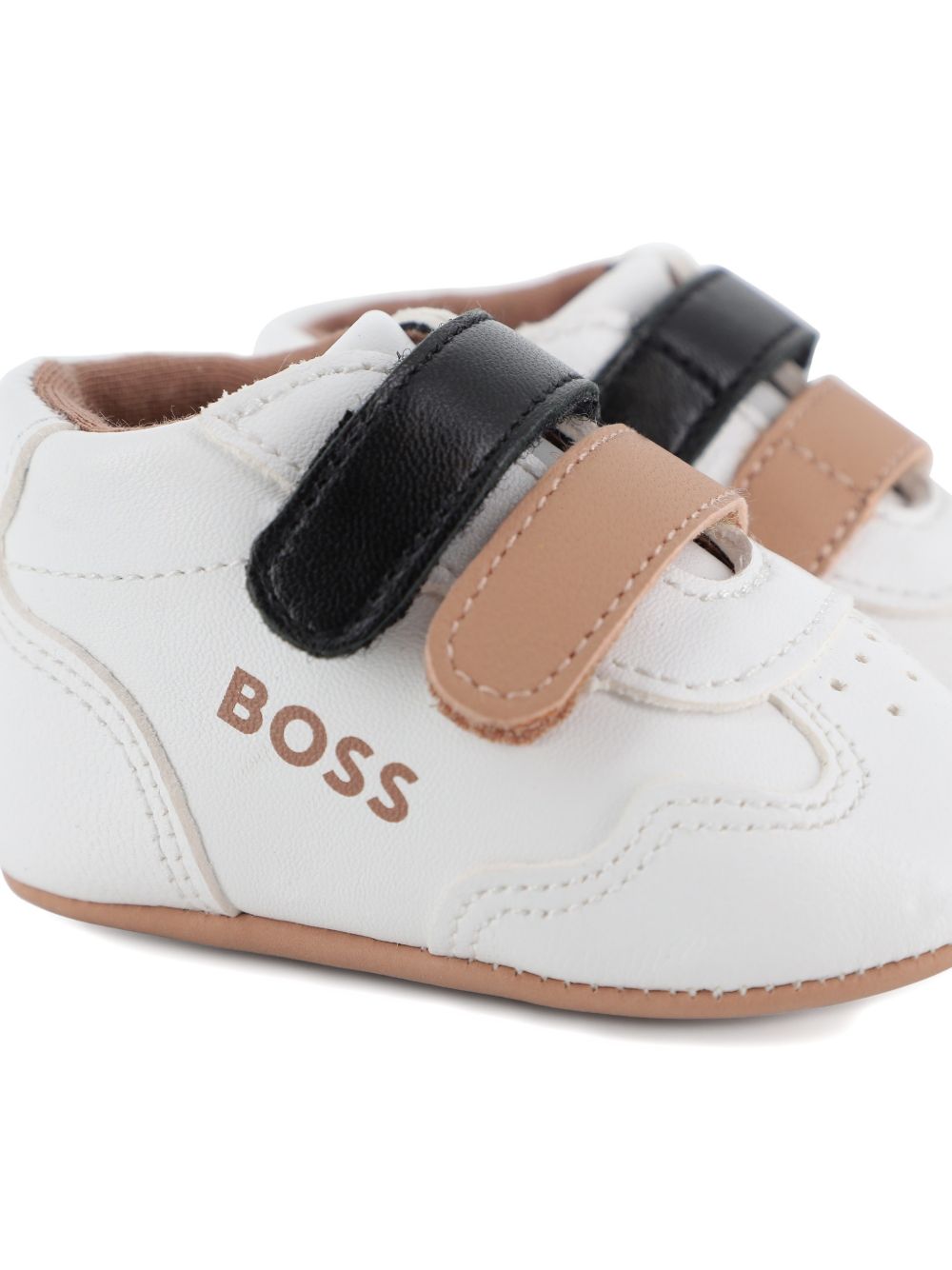 Scarpe bianche/blu/biscotto per neonato J53553 10P Boss Kids 