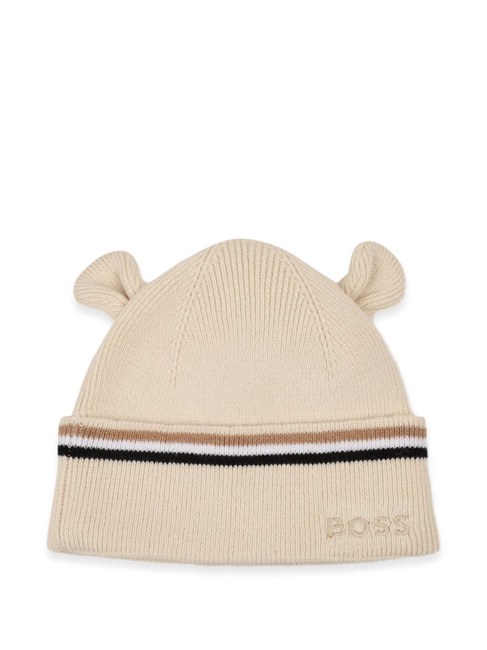 Kit cappello/calze beige per neonato J53572 21K Boss Kids 