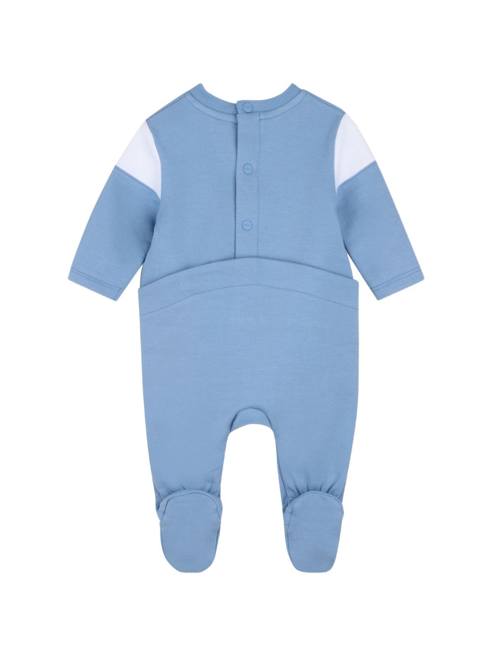 Tutina azzurra/bianca per neonato J53603 81N Boss Kids 