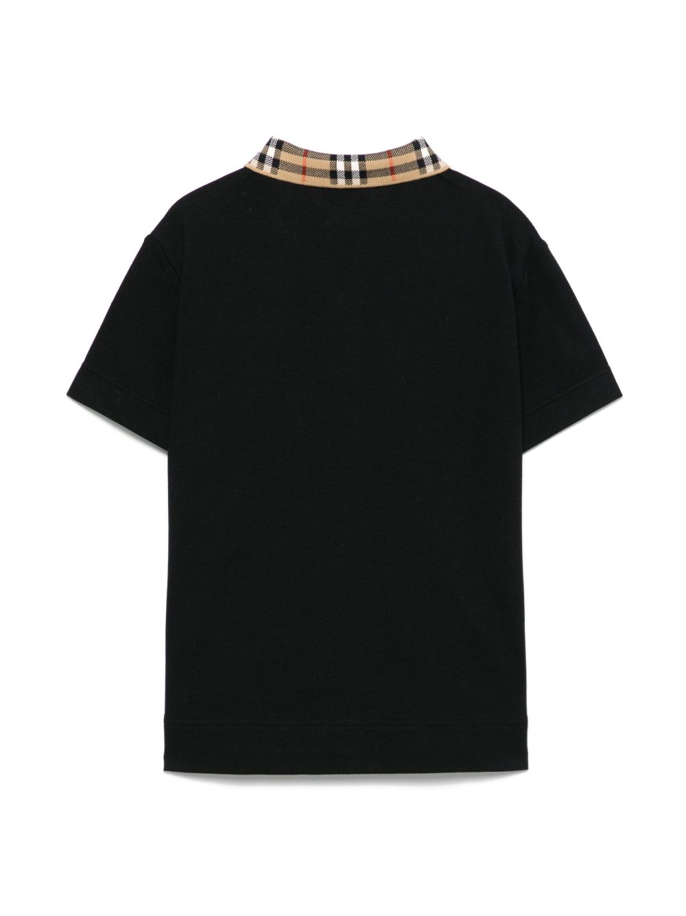 Polo nera per bambino 8105570 A1189 Burberry Kids 