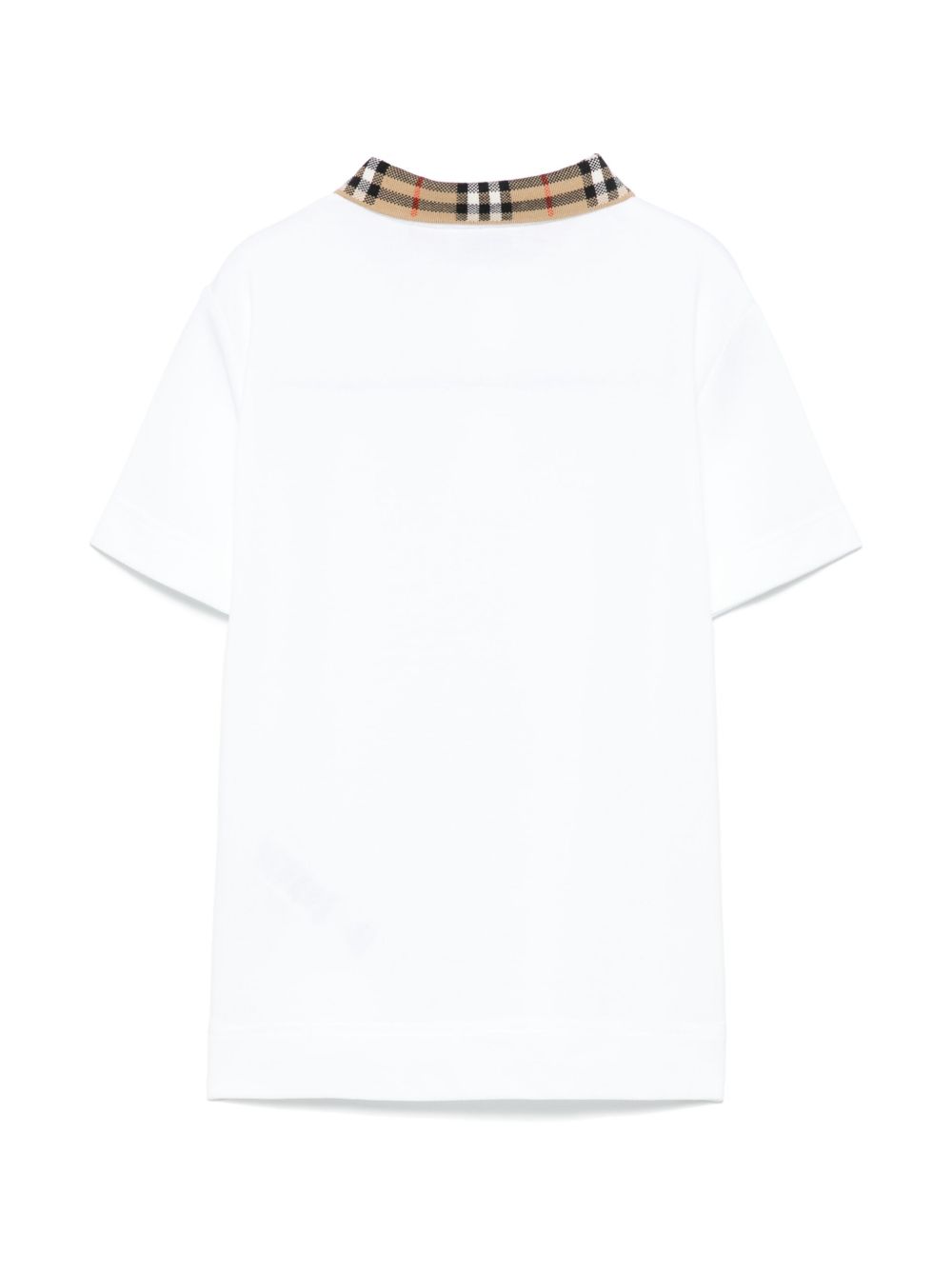 Polo bianca per bambino 8105571 A1464 Burberry Kids 