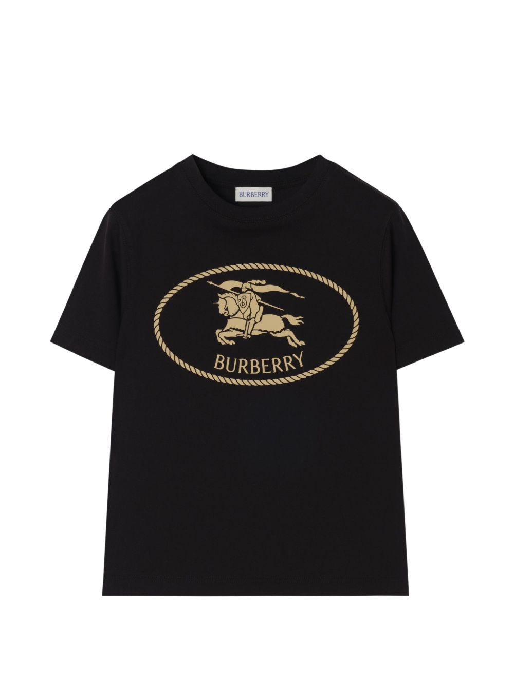 T-shirt nera per bambino 8125851 A1189 Burberry Kids 