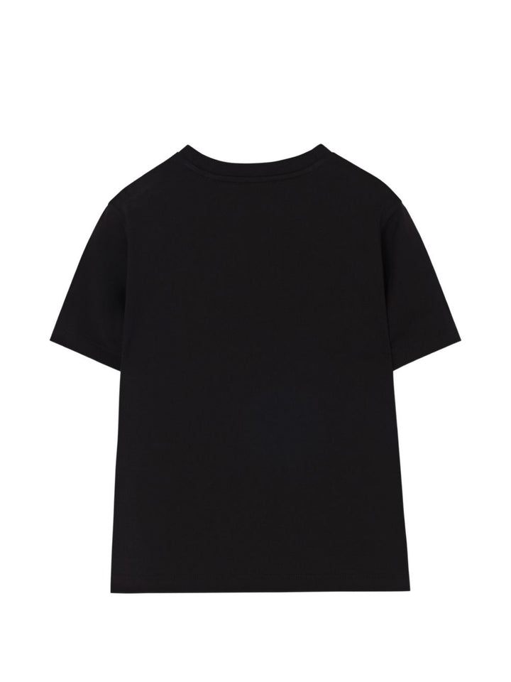 T-shirt nera per bambino 8125851 A1189 Burberry Kids 