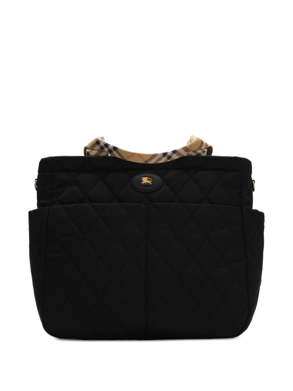 Borsa mamma nera 8126018 A1189 Burberry Kids 