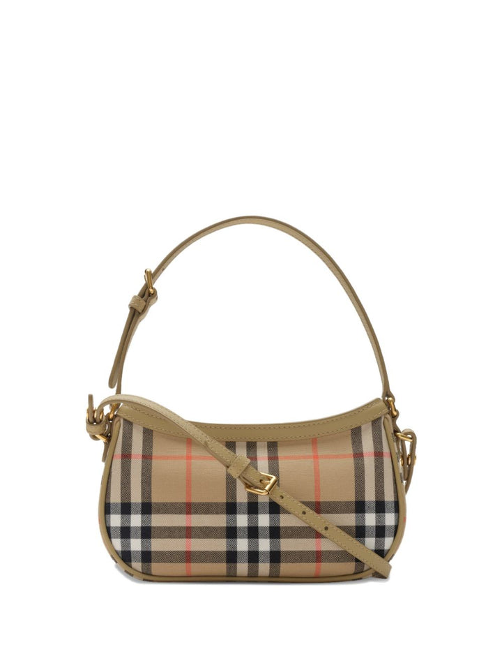 Borsa marrone check per bambina 8126023 B9368 Burberry Kids 