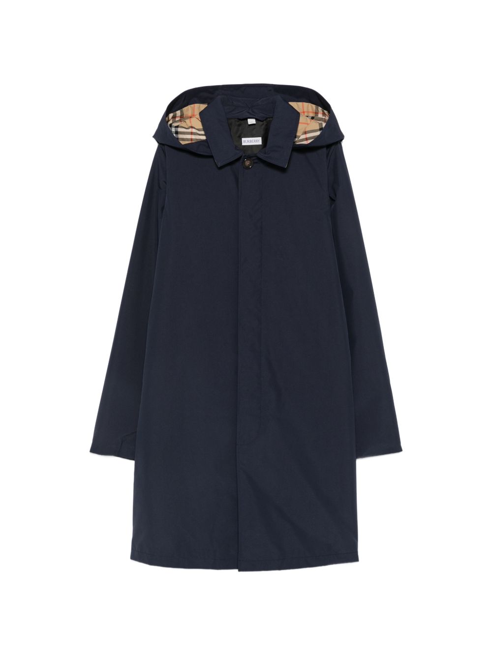 Trench nero per bambina 8126073 A1662 Burberry Kids 