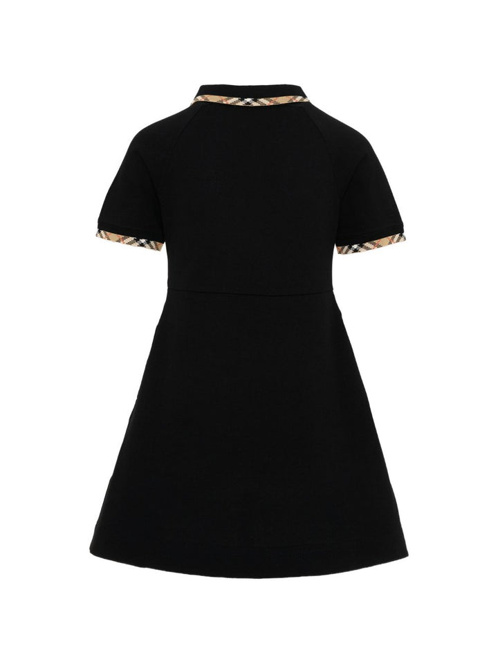 Abito nero per bambina 8126329 A1189 Burberry Kids 