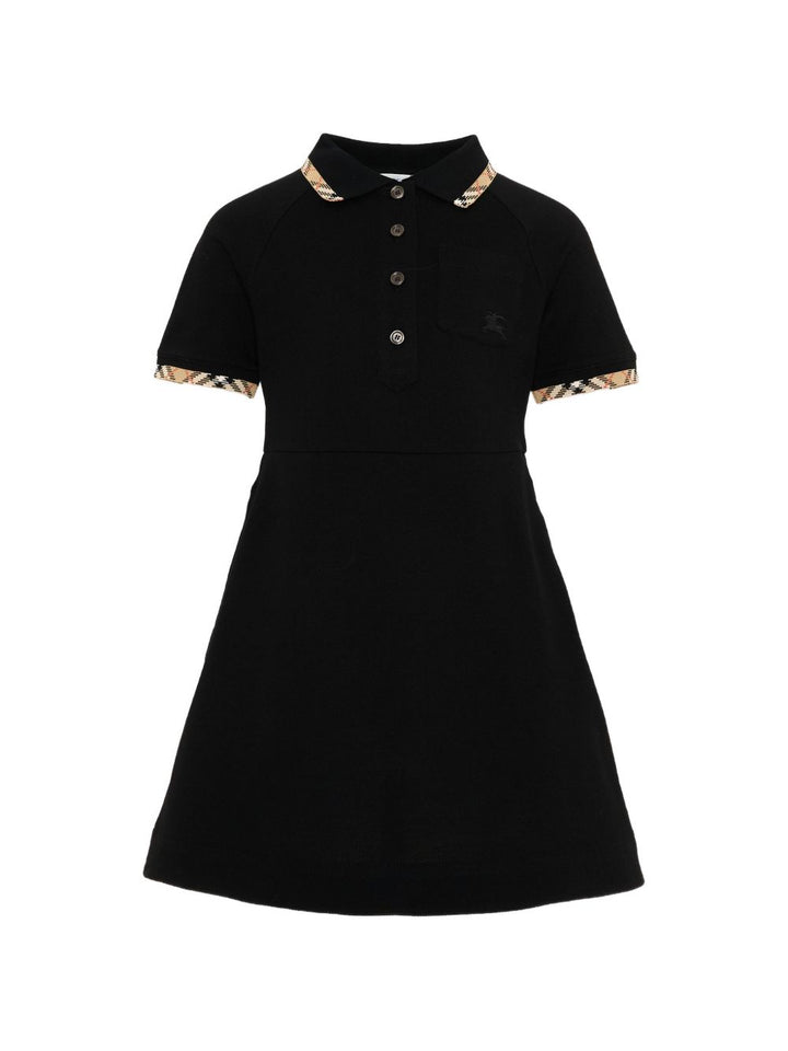 Abito nero per bambina 8126329 A1189 Burberry Kids 