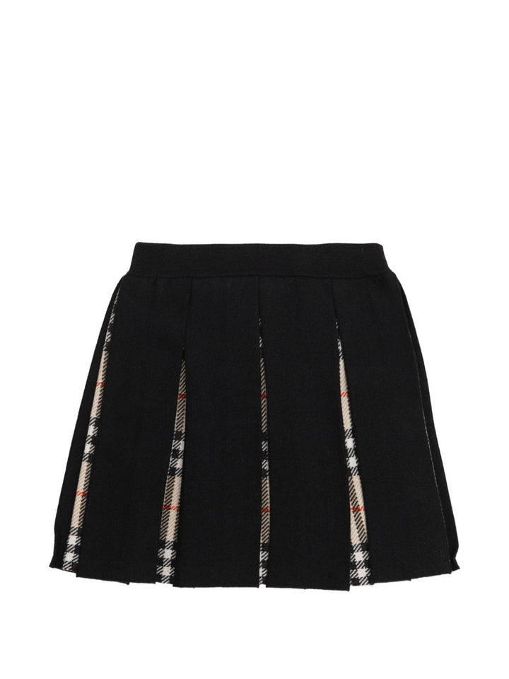 Gonna nera per bambina 8130515 A1189 Burberry Kids 