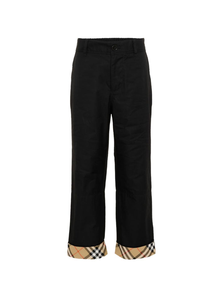 Pantalone nero per bambina 8131851 A1189 Burberry Kids 