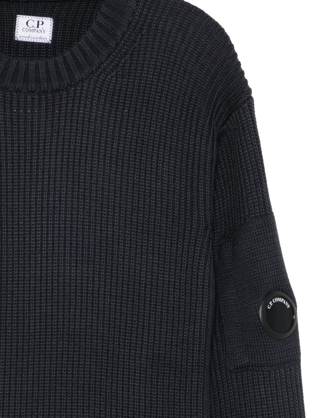 Maglione blu per bambino CMW00QLHE36 41150 C.P Company Kids 