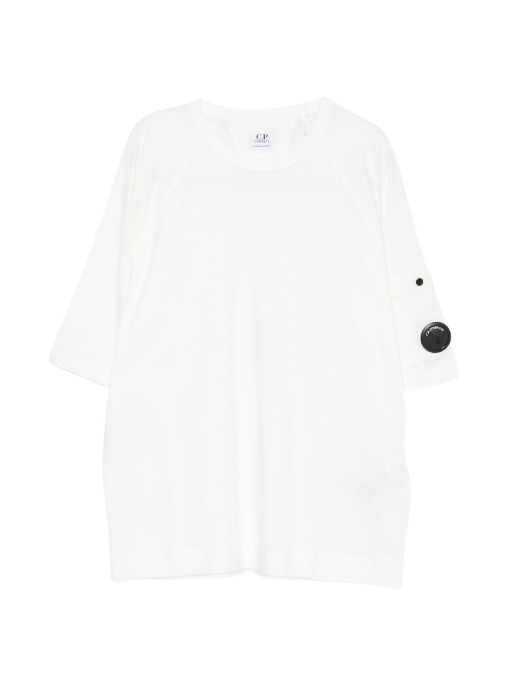 T-shirt maxi bianca per bambino CNM00RLAA17 10135 C.P Company Kids 